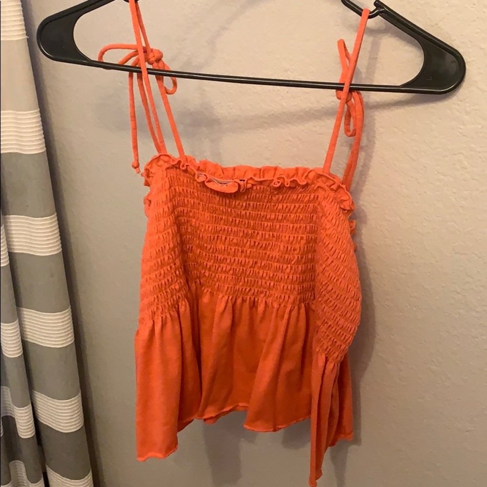 Pink crop top